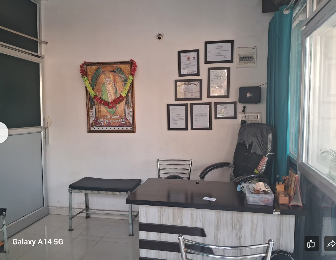 Doctor's cabin and consultation room at Sai Piles Clinic