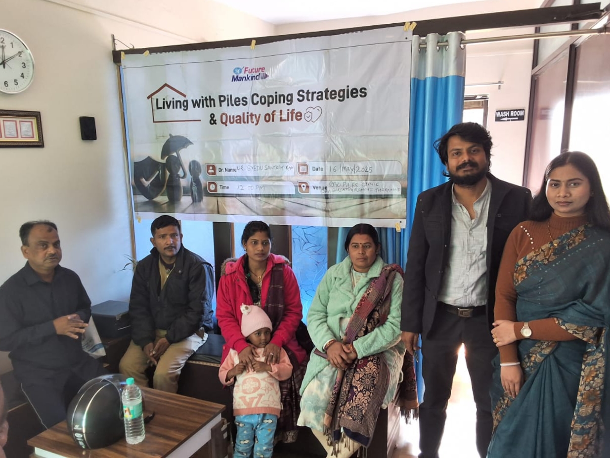 Sai Piles Clinic awareness program with community members
