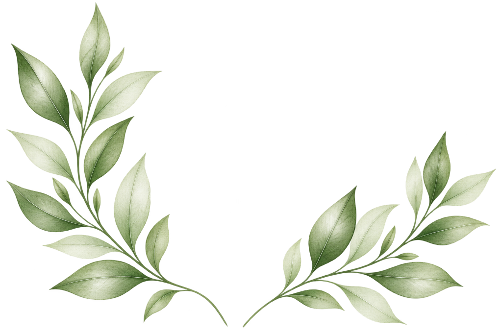 Botanical leaf decor